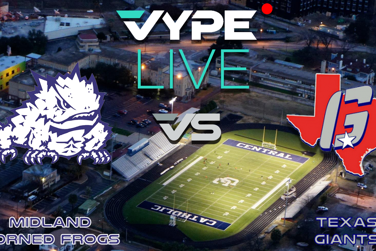 VYPE Live- TYFA Rookie Football Championship: Midland Horned Frogs vs Texas Giants