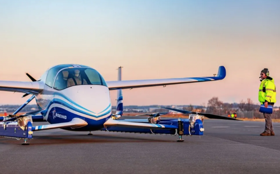 Boeing's flying drone prototype