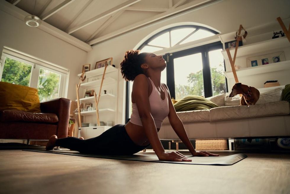 black-woman-yoga-stretch