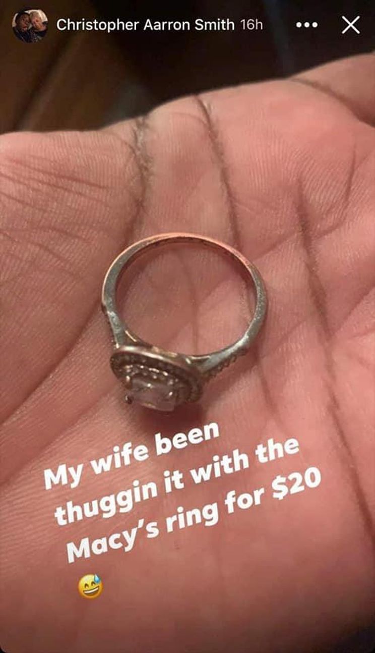 My Wife Been Thuggin It With The Macy S Ring For 20 Xonecole Women S Interest Love Wellness Beauty