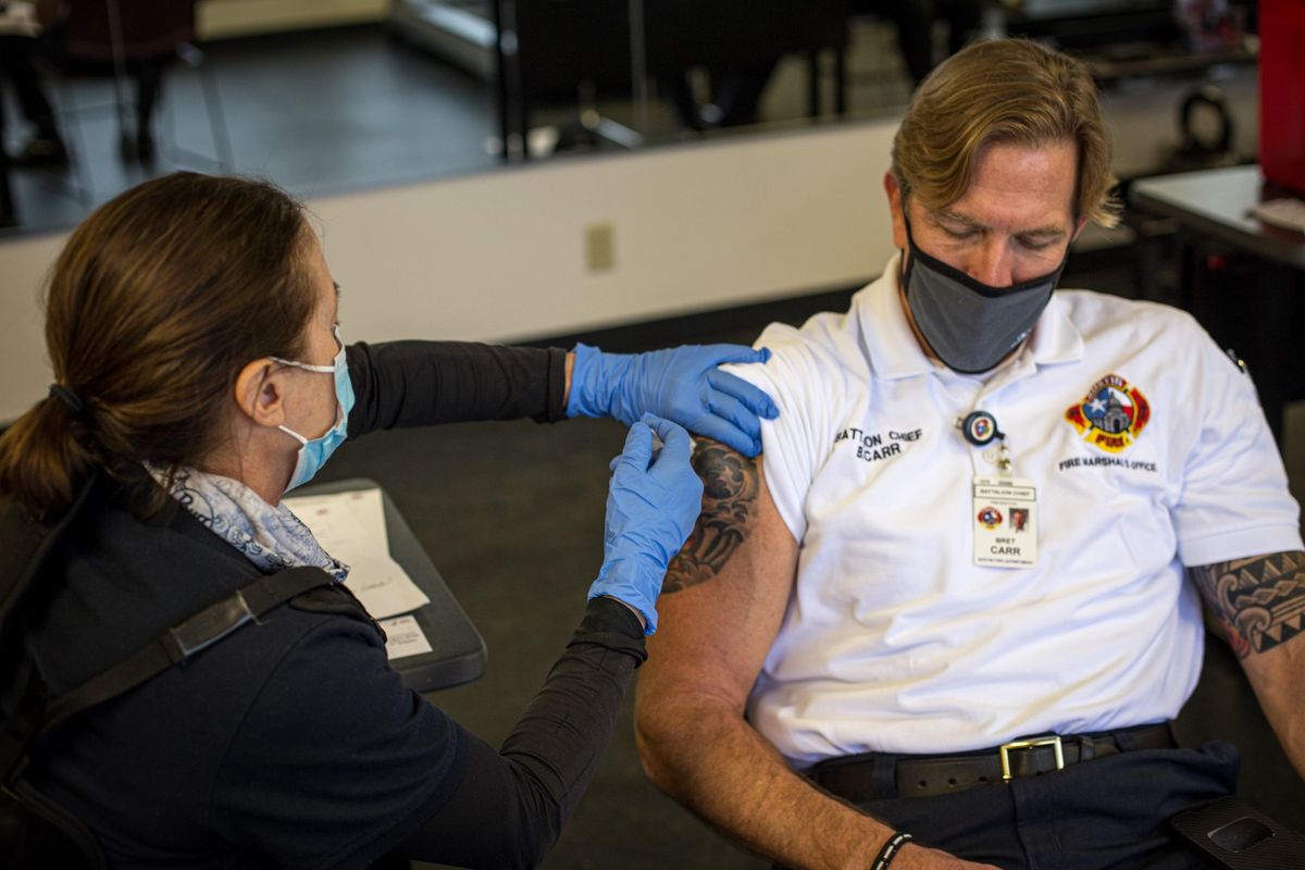 Long-term care facilities, firefighters and police start receiving vaccines