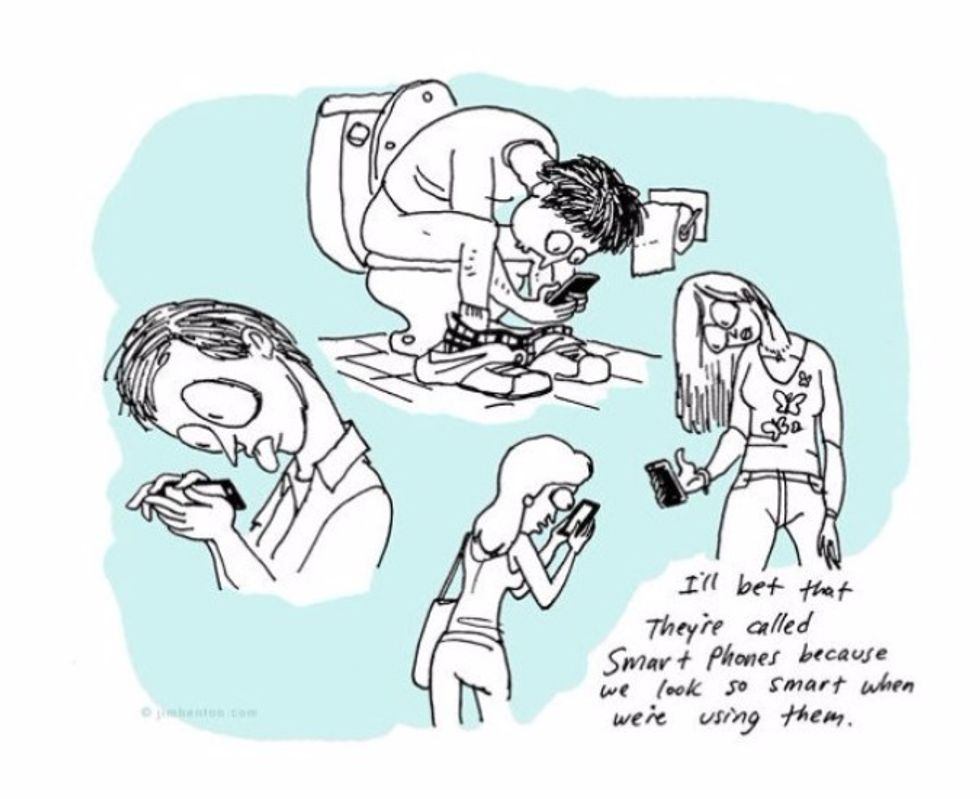 40 Hilarious Cartoons That Perfectly Capture Your Smartphone Addiction