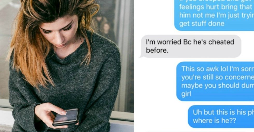 Girl Texts Classmate For Homework, But Gets Jealous Girlfriend Instead