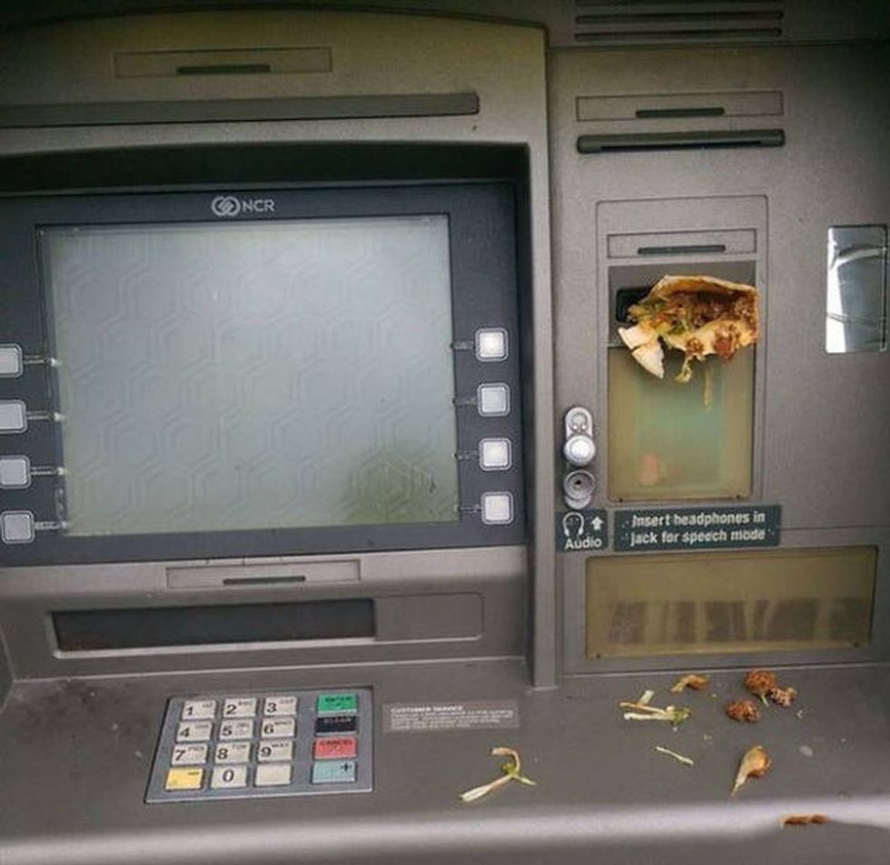 40 Photos That Show the Strange and Hilarious Way ATMs Are Used Around ...