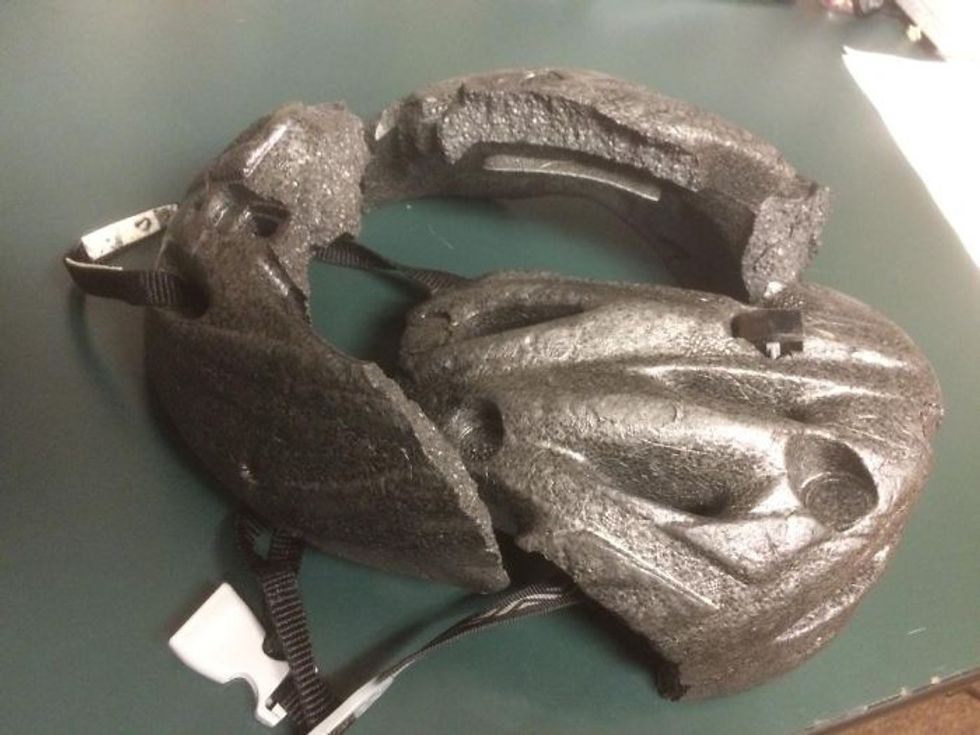 28 Shocking Photos of PostCrash Helmets That Are Powerful Reminders To