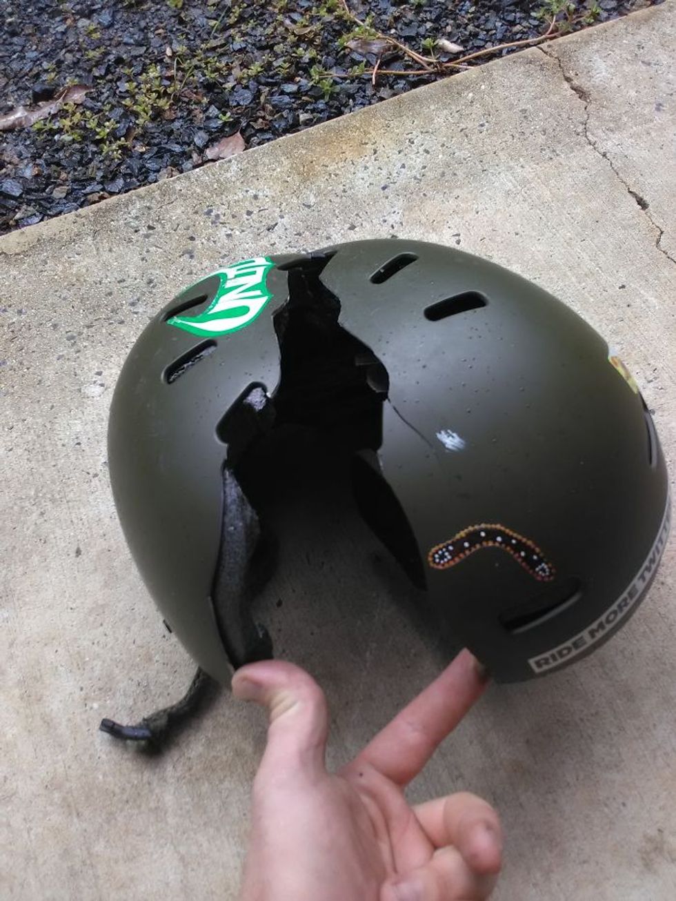 28 Shocking Photos of Post-Crash Helmets That Are Powerful Reminders To