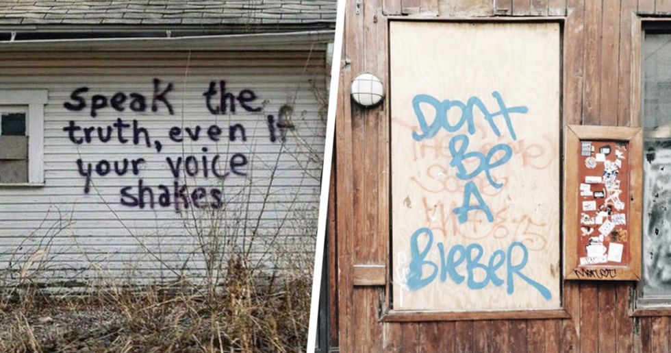 20 Times Vandalism Had a Surprisingly Inspirational Message Behind It