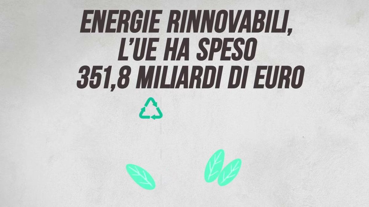 Energie rinnovabili, l’Ue ha speso 351,8 miliardi di euro