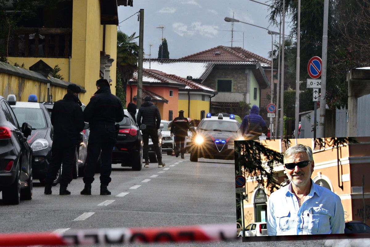 L’ex segretario della Lega di Bergamo ammazzato nel cortile di casa
