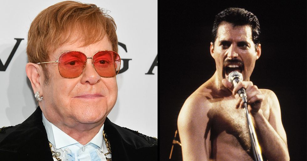 Freddie Mercury Gave Elton John An Amazing Present Just Days Before He Died 22 Words [ 515 x 980 Pixel ]
