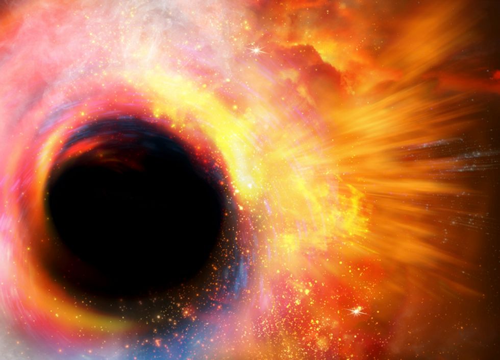 Our Galaxy's Black Hole Suddenly Lit Up and Scientists Don't Know Why ...