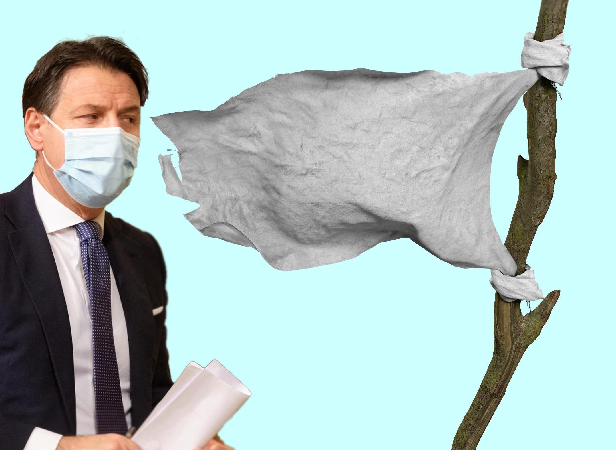 Sul Conte sventola bandiera bianca