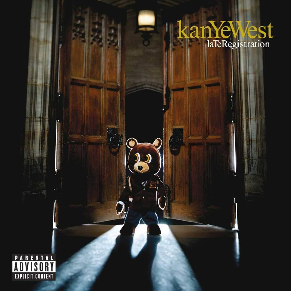 Kanye West's "Late Registration" album cover