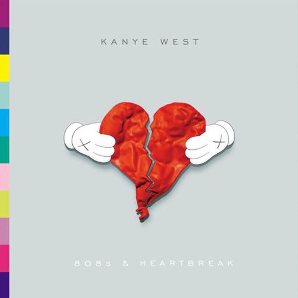 Kanye West "808s and Heartbreak" album cover