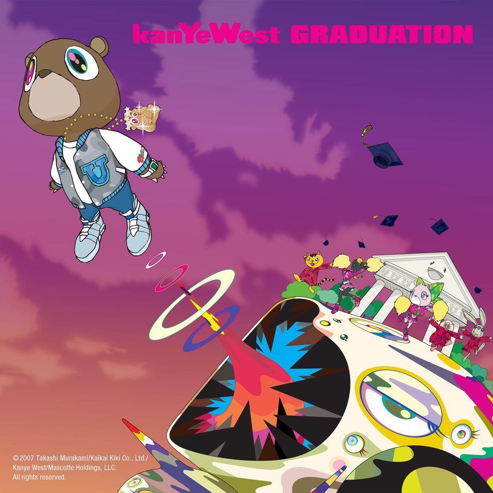 Kanye West's "Graduation" album cover