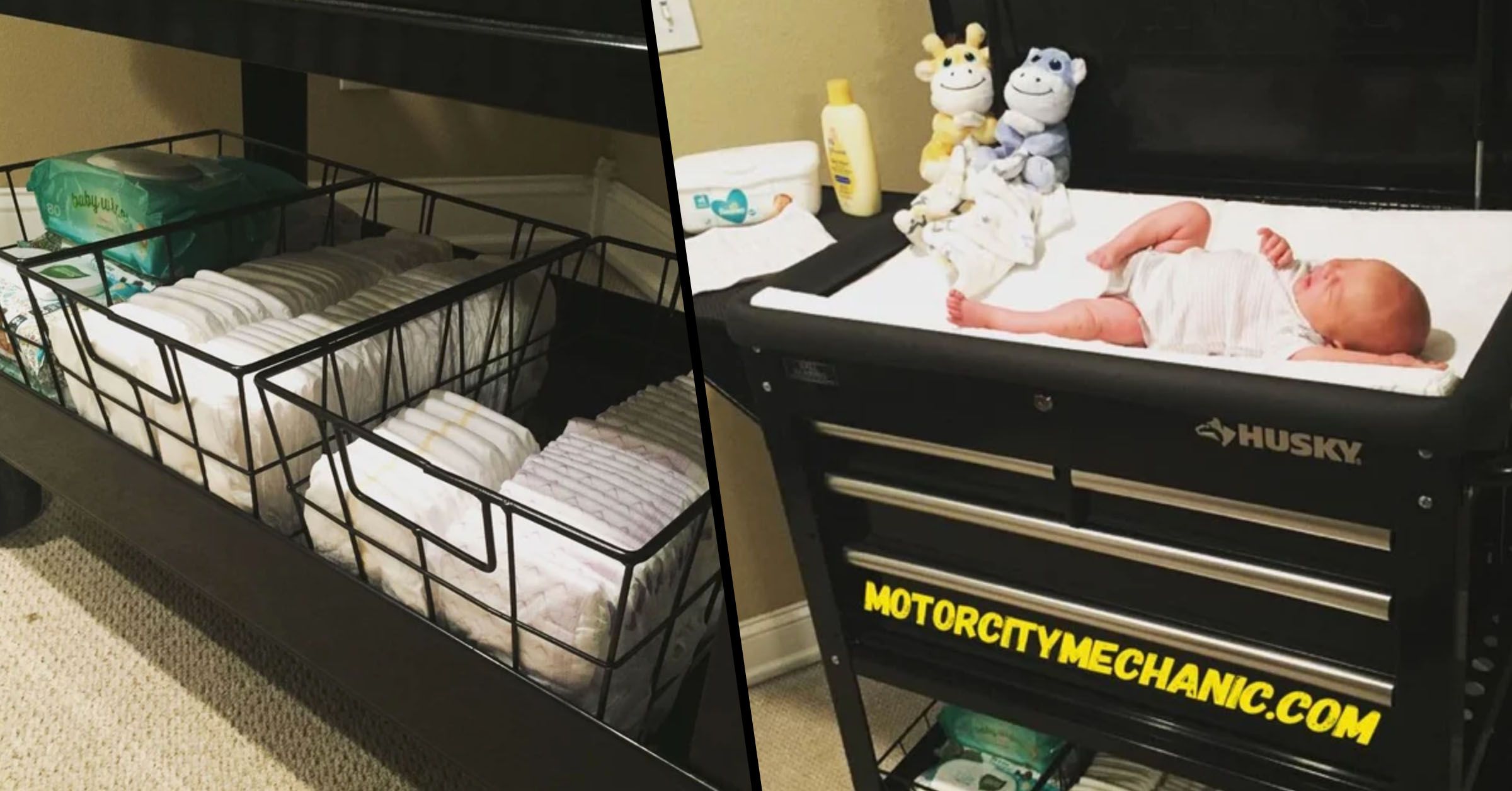 toolbox changing table