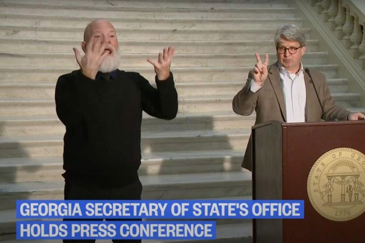 Republican election official in Georgia publicly debunks President Trump's fraud claims