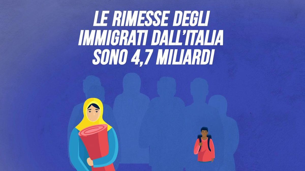 Le rimesse degli immigrati dall’Italia sono 4,7 miliardi