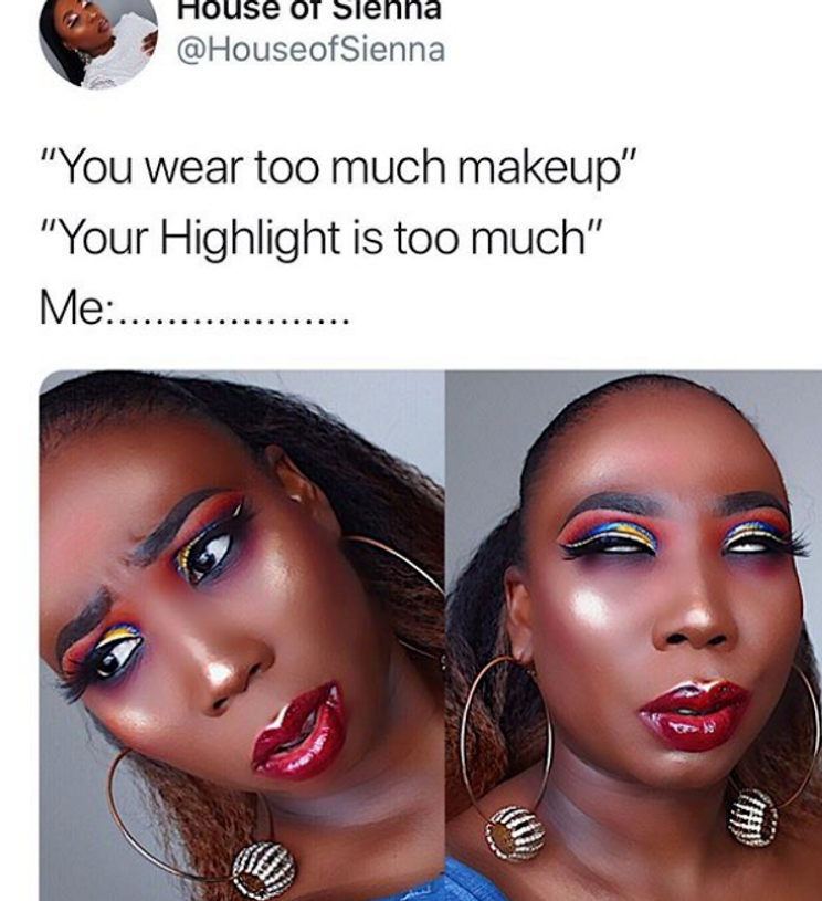 Wear too makeup you much Have you