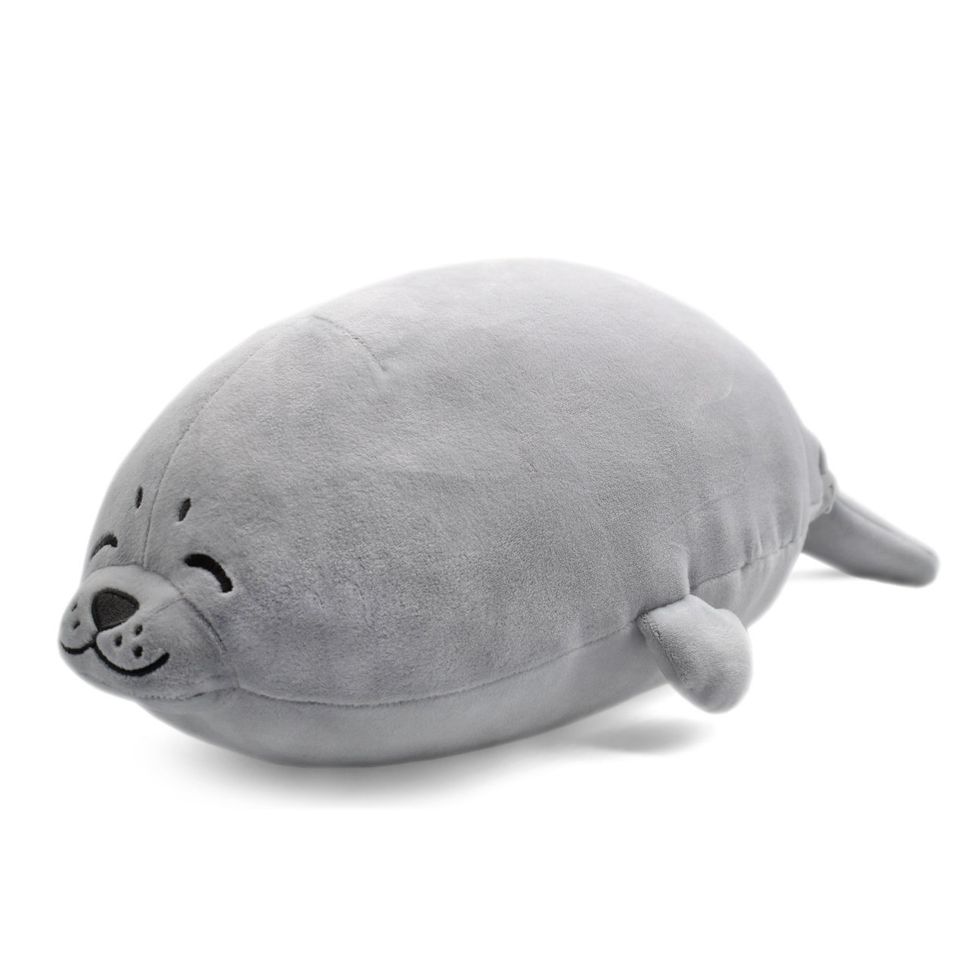 fluffy seal pillow