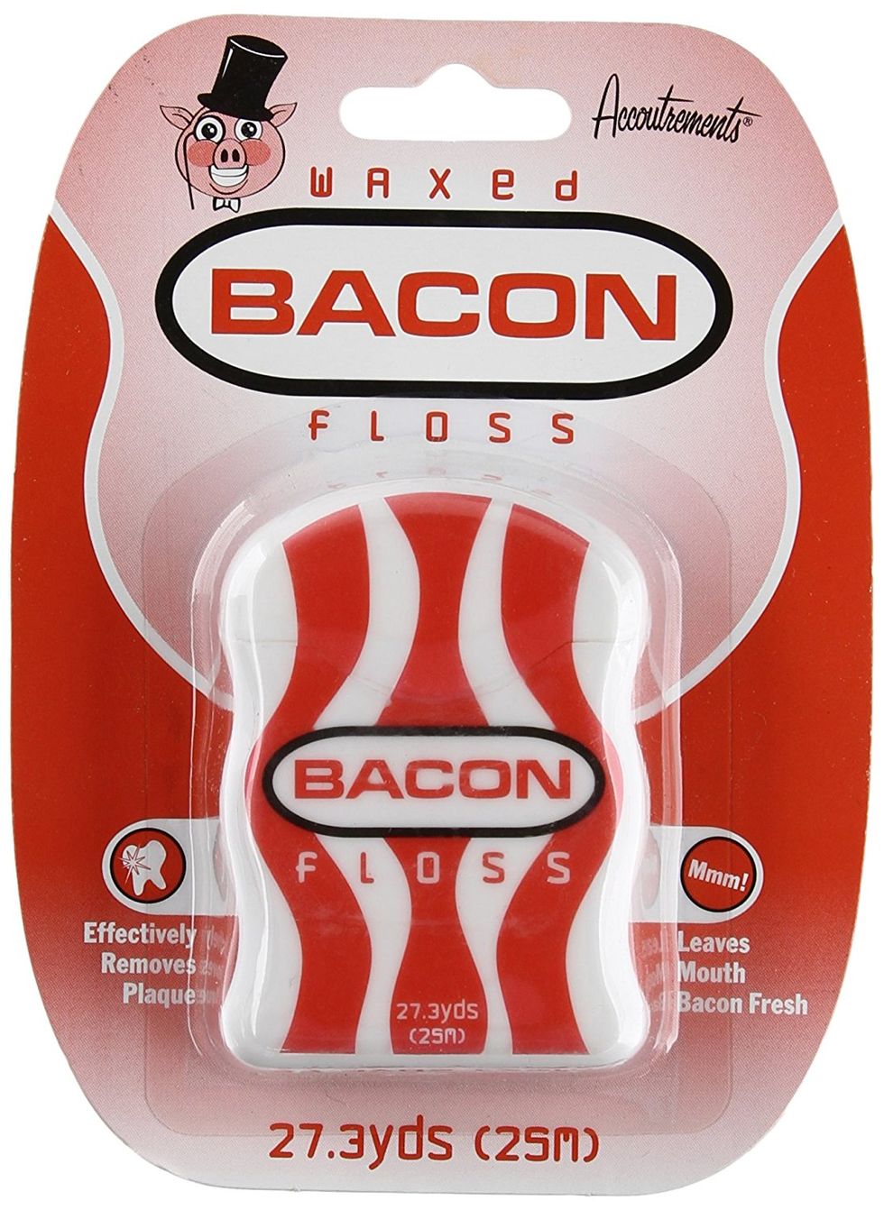 A pack of bacon flavored floss.