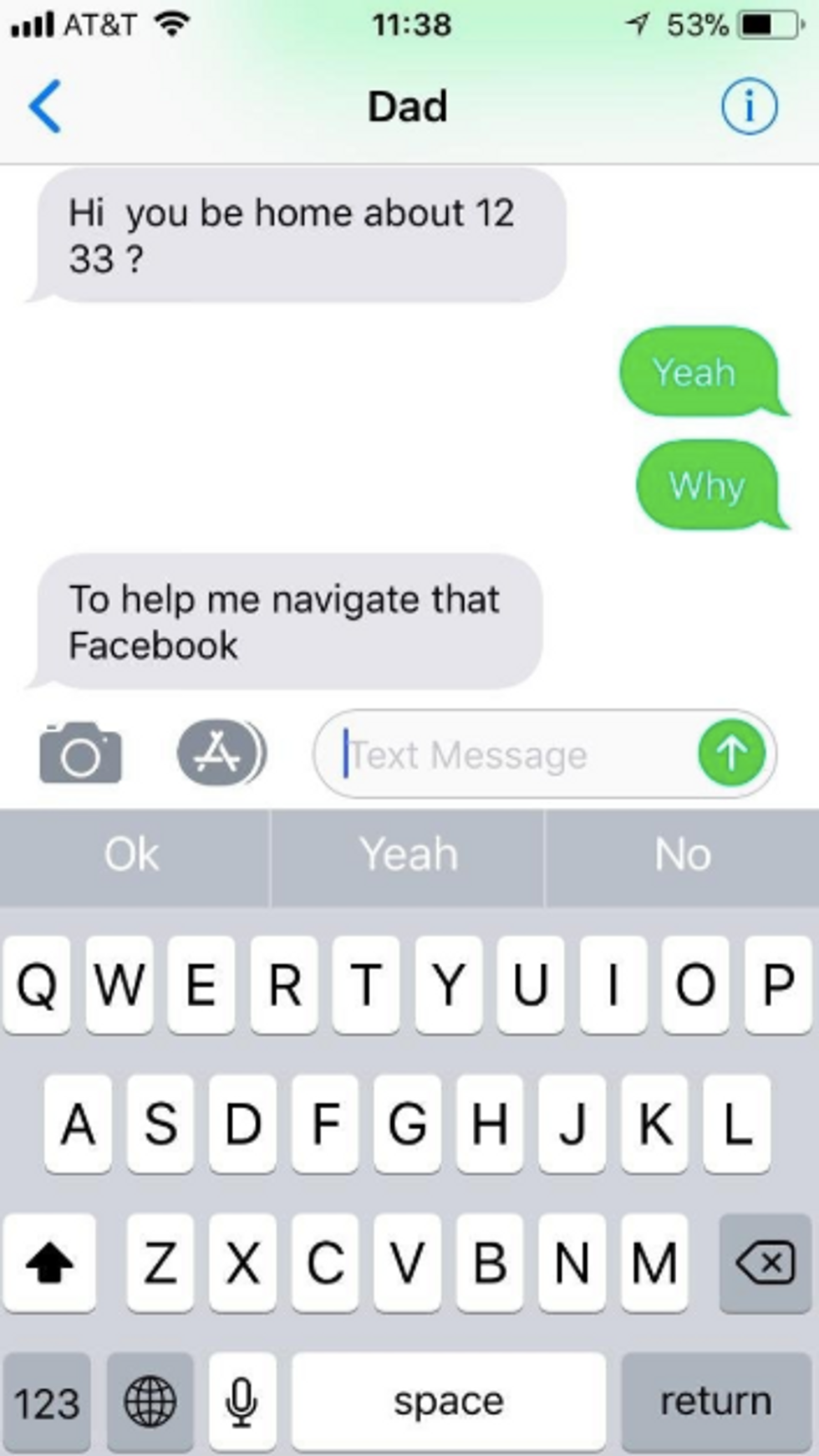 19 Dad Texts That Prove Dads Know Exactly What Theyre Doing 22 Words 7700