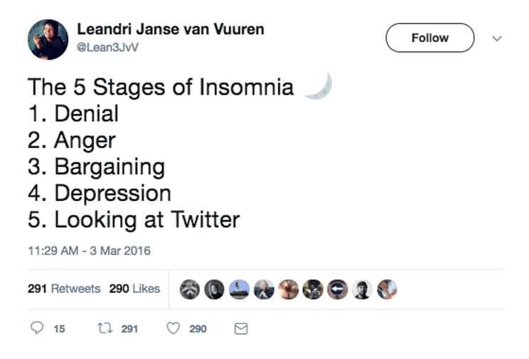 19 Hilarious Tweets About Insomnia For You To Read In The Middle Of The Night 22 Words