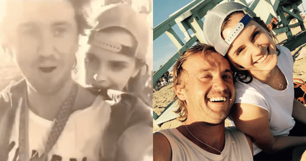 Emma Watson And Tom Felton Take Intimate Selfie Sparking Dating Rumors 22 Words
