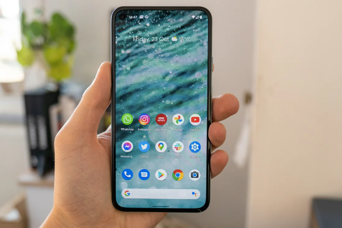 Pixel 5 smartphone