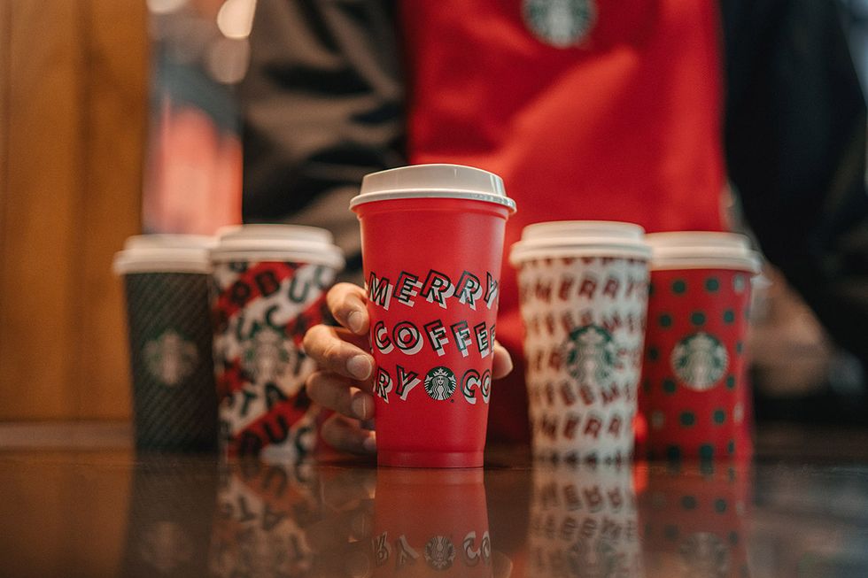 Starbucks Drops Its Holiday Cups and Is Giving out