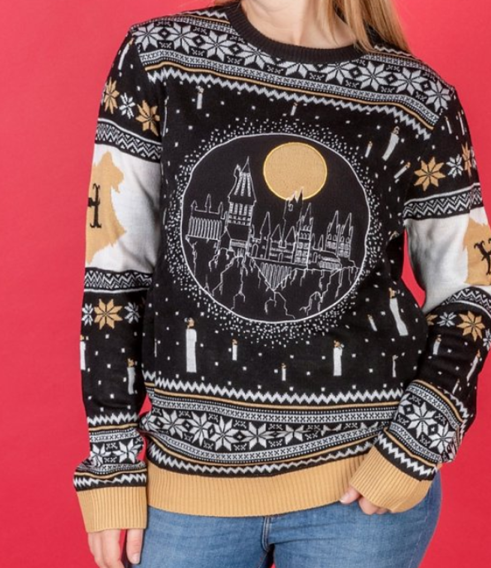 harry potter light up christmas jumper