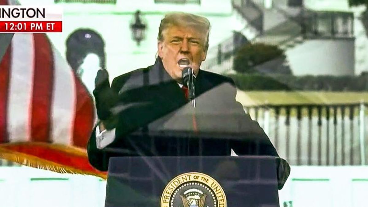 Trump winds up DC protesters: 'If Mike Pence does the right thing, we win the election'