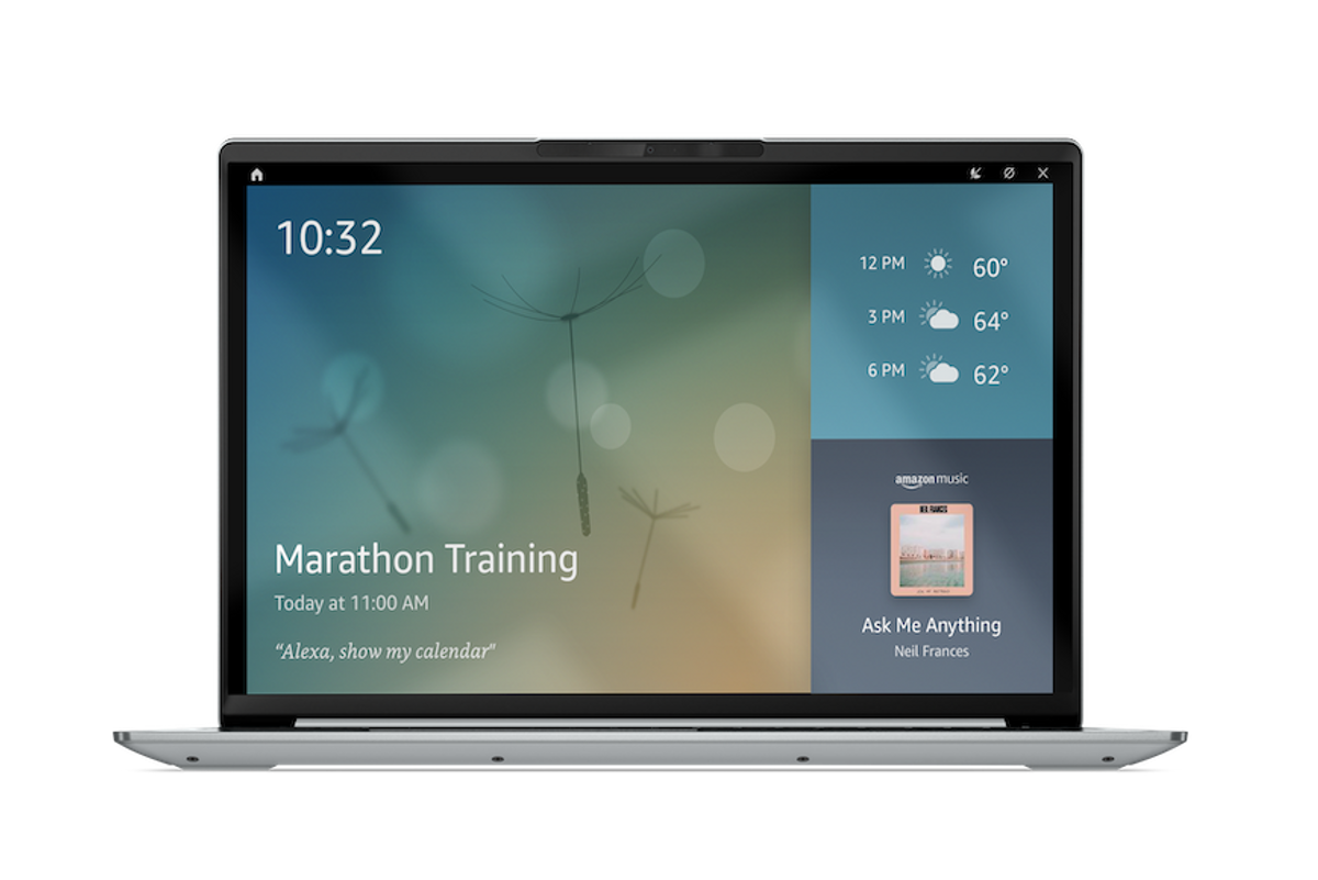 Lenovo IdeaPad 5 with Alexa Show Mode