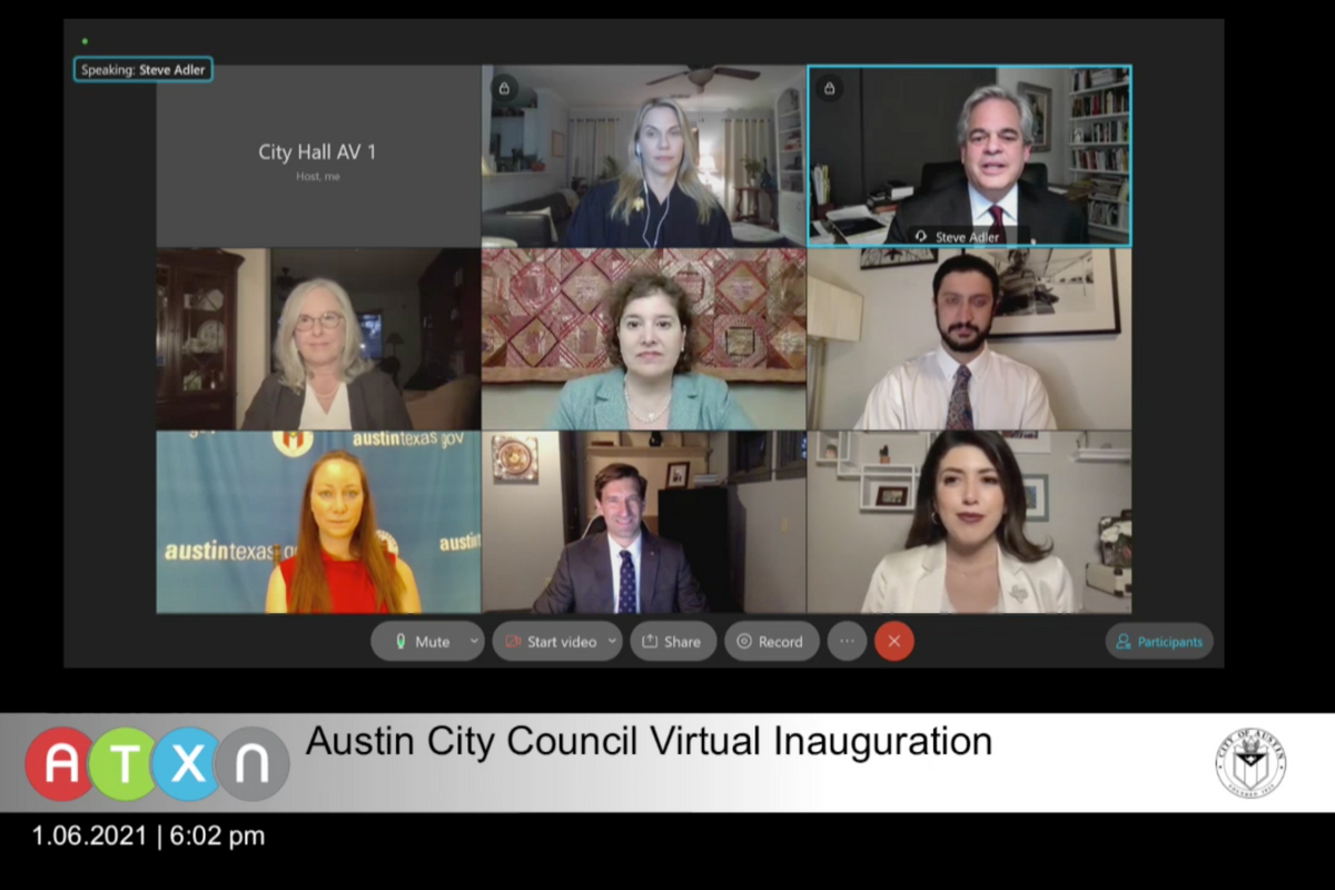 Austin council members are sworn in virtually, denounce violence at U.S. Capitol