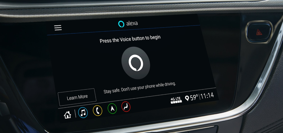 \u200bAlexa on a Buick car