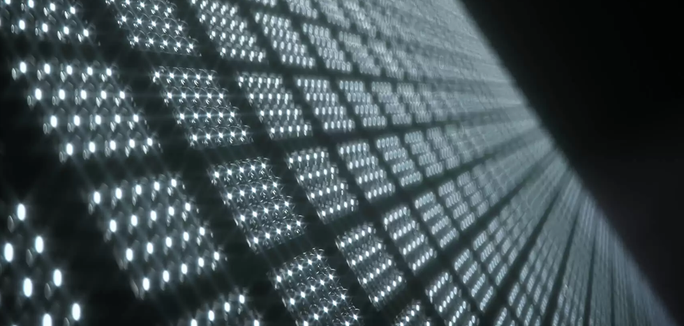 Backlighting of a Mini LED television by TCL