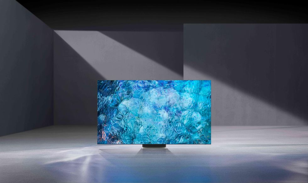 Mini LED television by Samsung, from CES 2021
