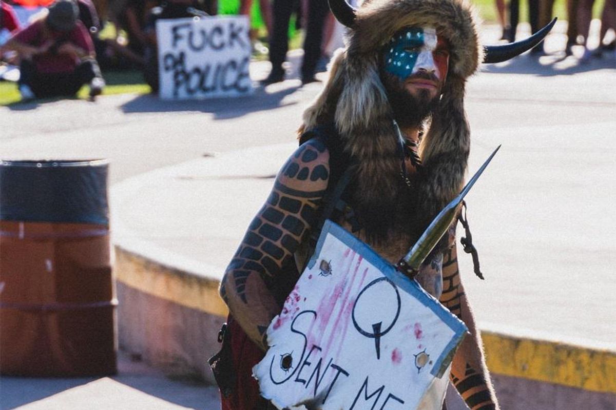 Oh, Guess 'Antifa Infiltrators' At Capitol Riot Were Decent USA-Loving Q Goons After All