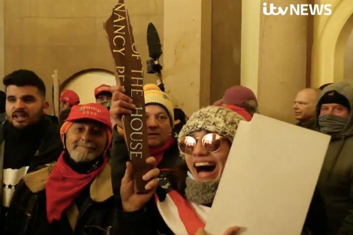 British reporter captured the pro-Trump Capitol riot up close, and the footage is surreal