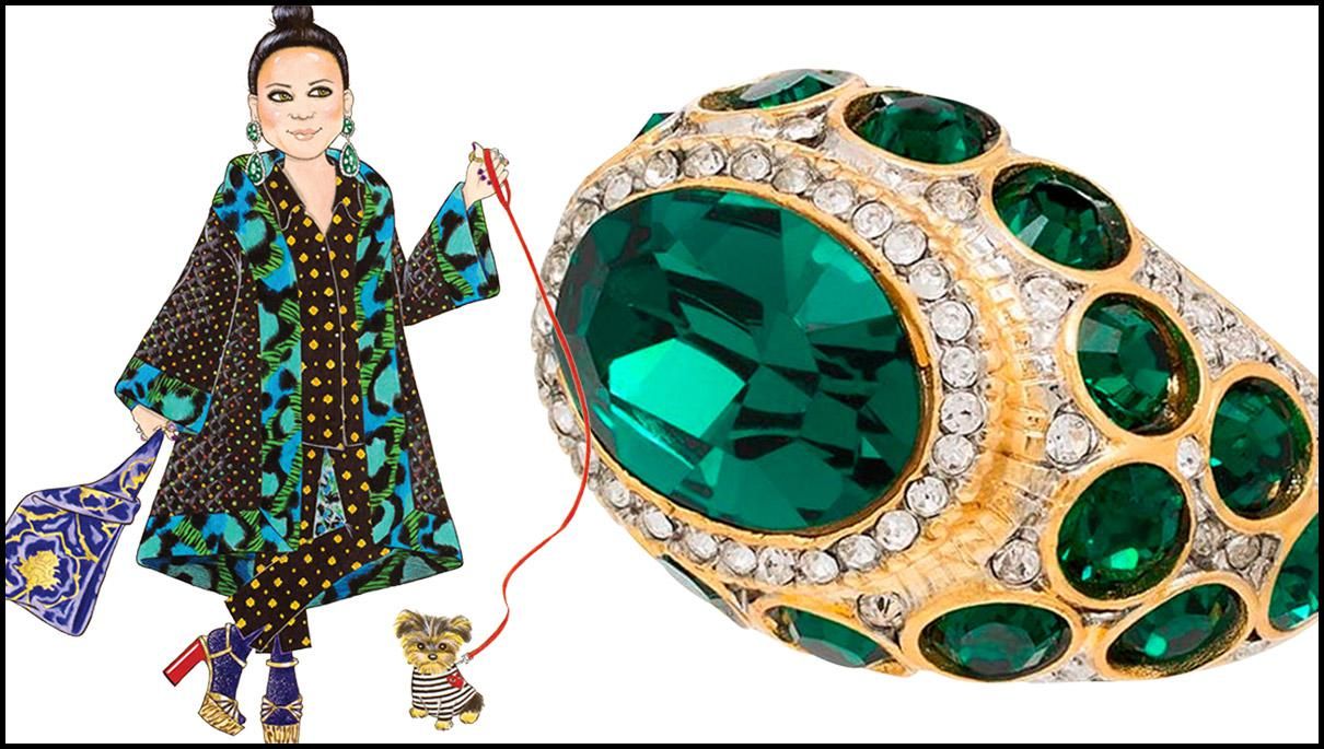 Sasha Charnin Morrison's Style Guide: Big, Beautiful Cocktail Rings