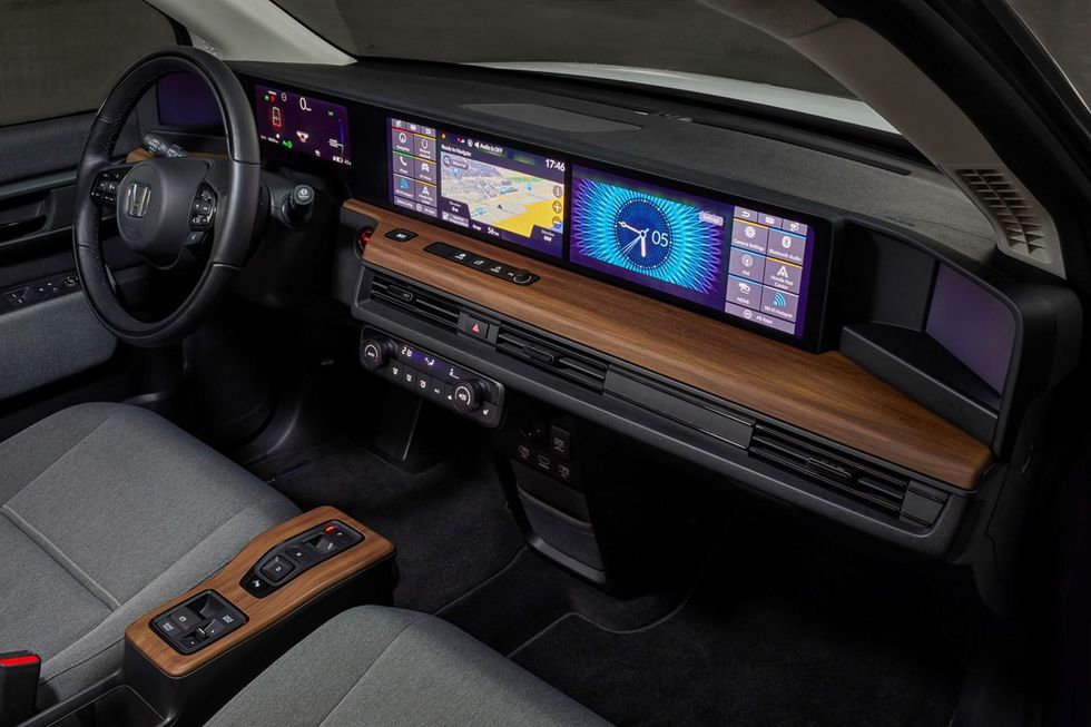 Honda E dashboard and touch screens