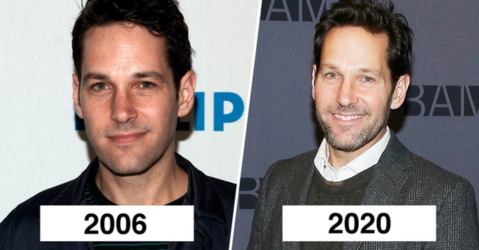 1.Paul Rudd is currently 52 years old but still looks as young as in his 20s (2006 v 2020).