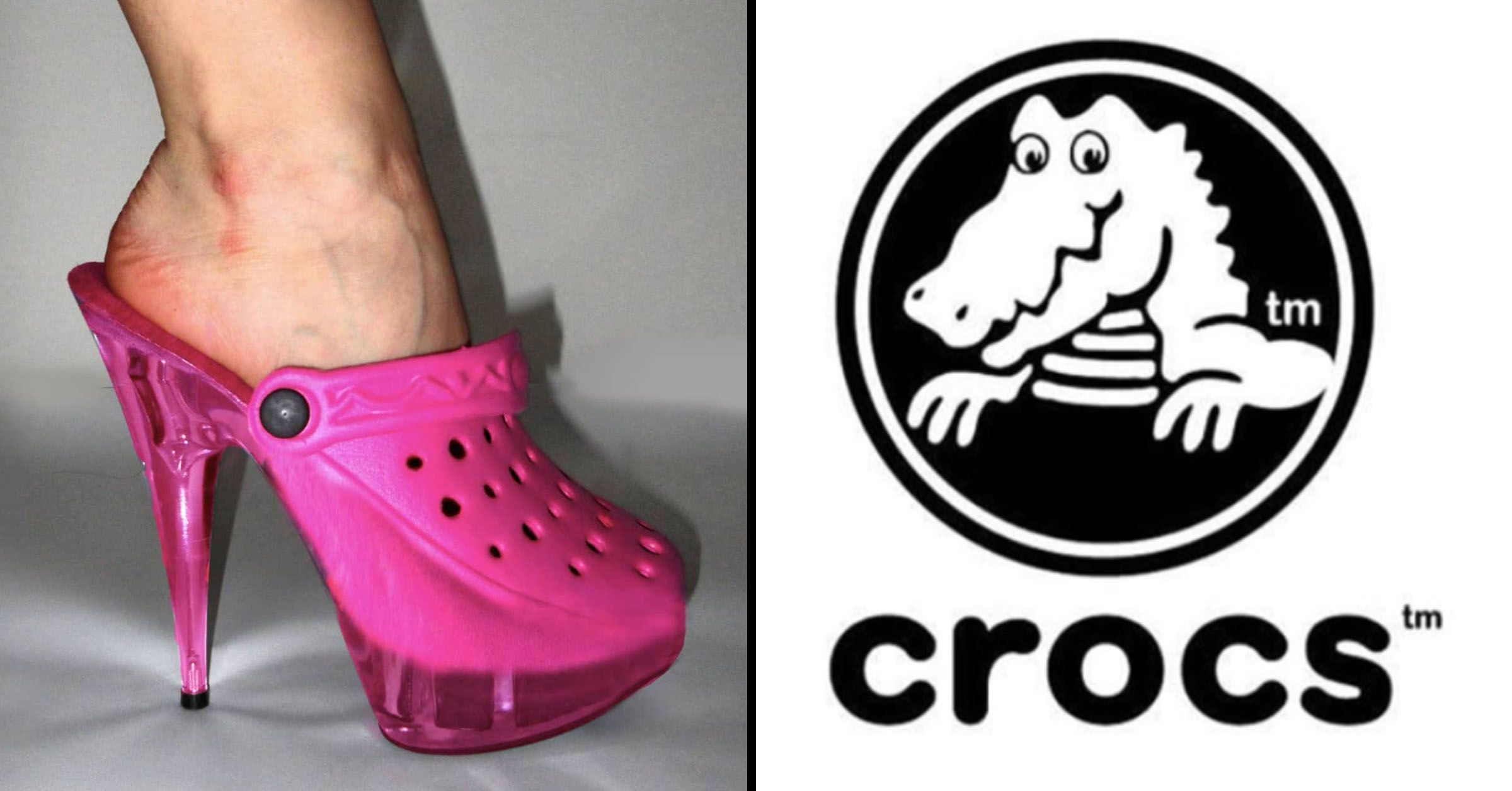 gucci platform crocs