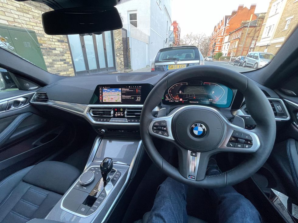 Interior of 2020 BMW 4 Series