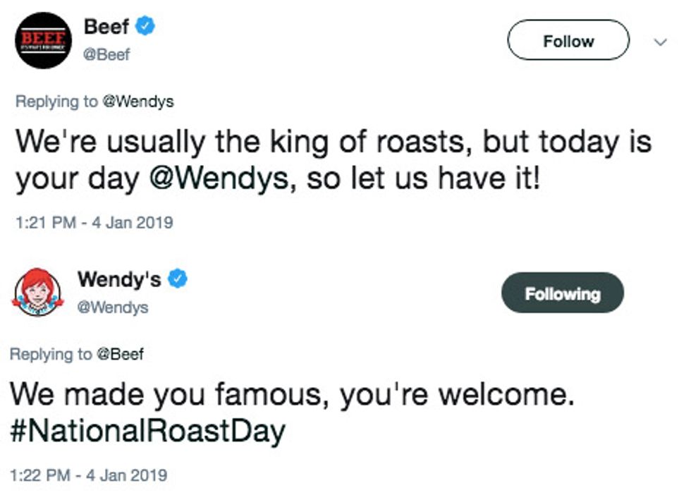 Wendy's Celebrates National Roast Day With These Savage Roasts 22 Words