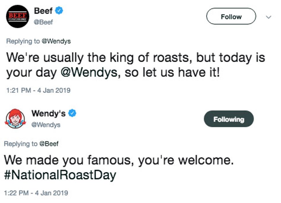 Wendy S Celebrates National Roast Day With These Savage Roasts 22 Words