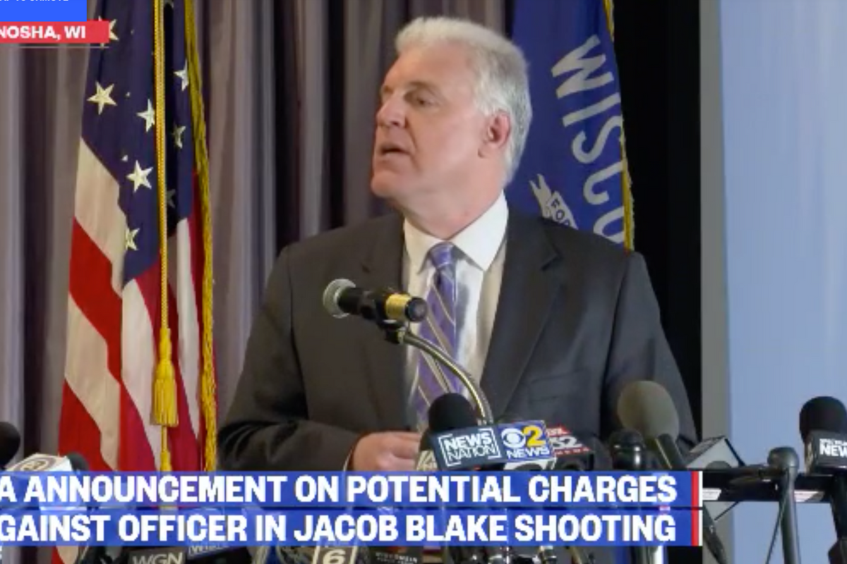Kenosha, Wisconsin, DA Graciously Declines To Press Charges Against Jacob Blake For Getting Shot In The Back