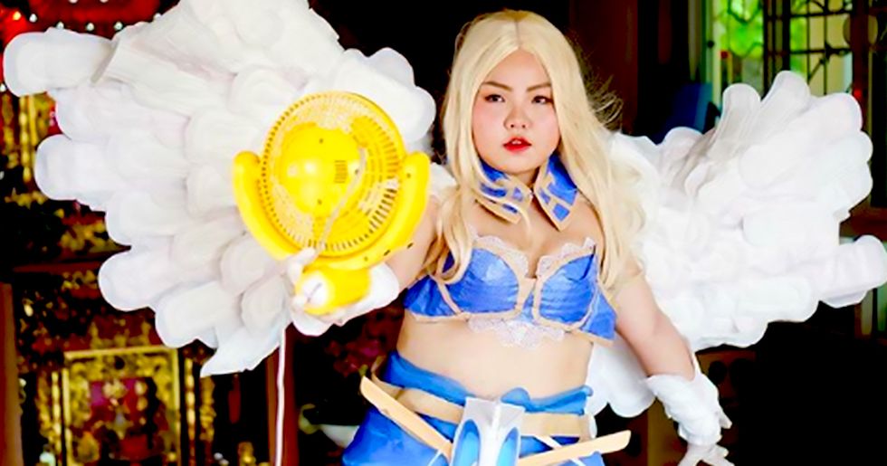 This Thai Model Makes Low Cost Cosplay Of Famous Characters Using Food 22 Words