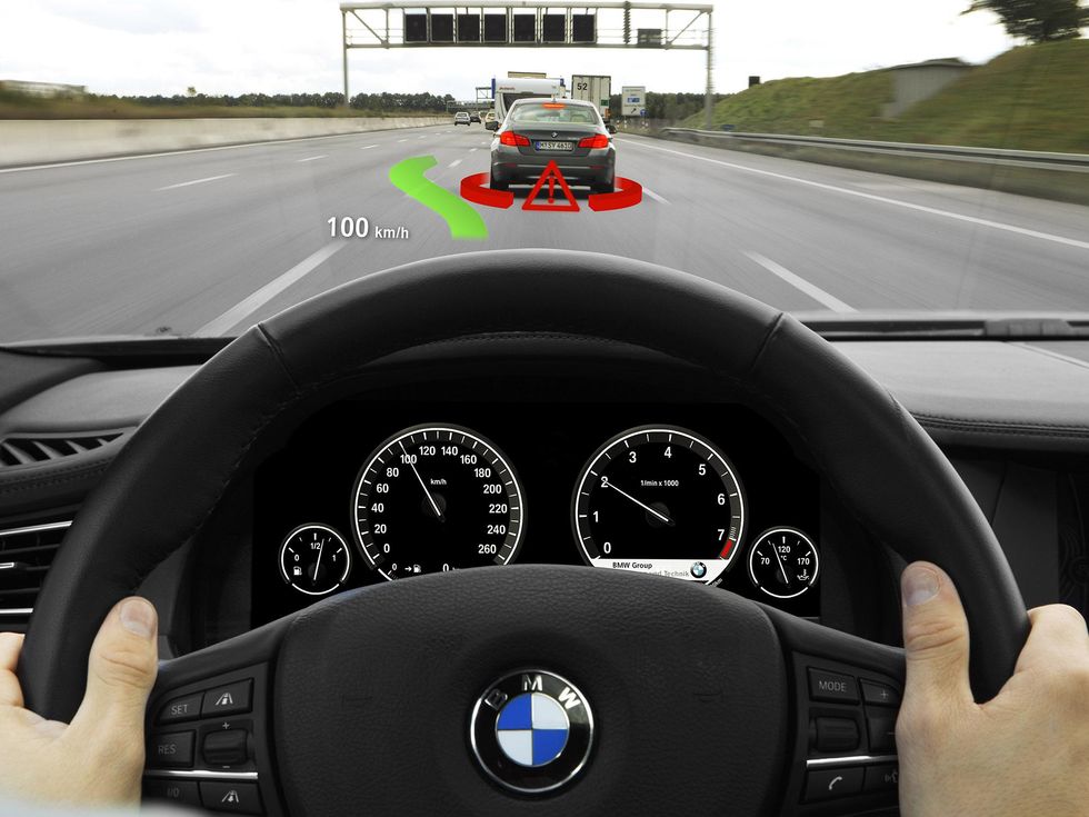 Research project Augmented Reality - contact - analogue Head-Up Display (10/2011)