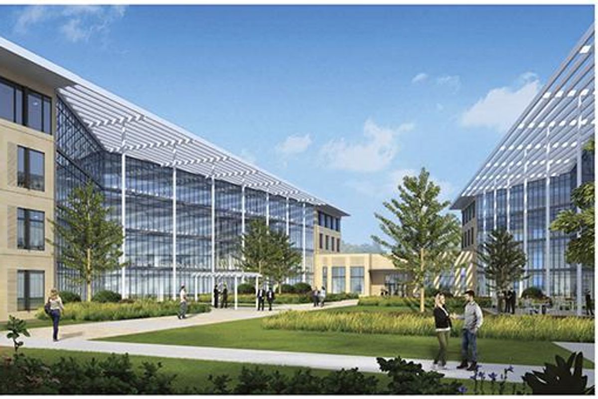 A new urban space with housing, retail and office space begins construction in Northeast Austin